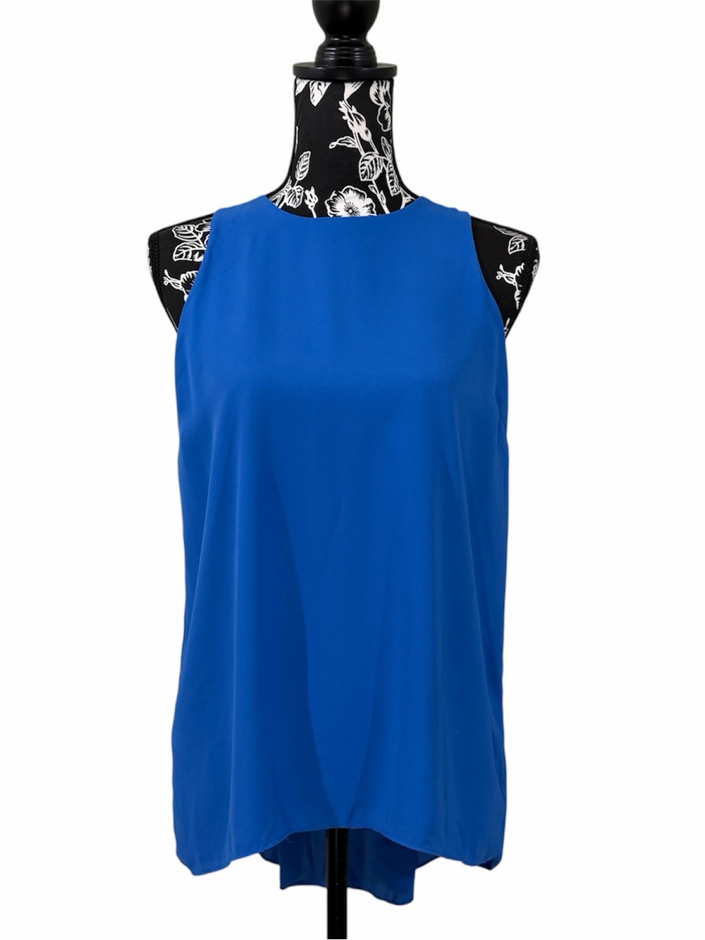 Vince Camuto Sleeveless Crewneck Shell Top - Blue